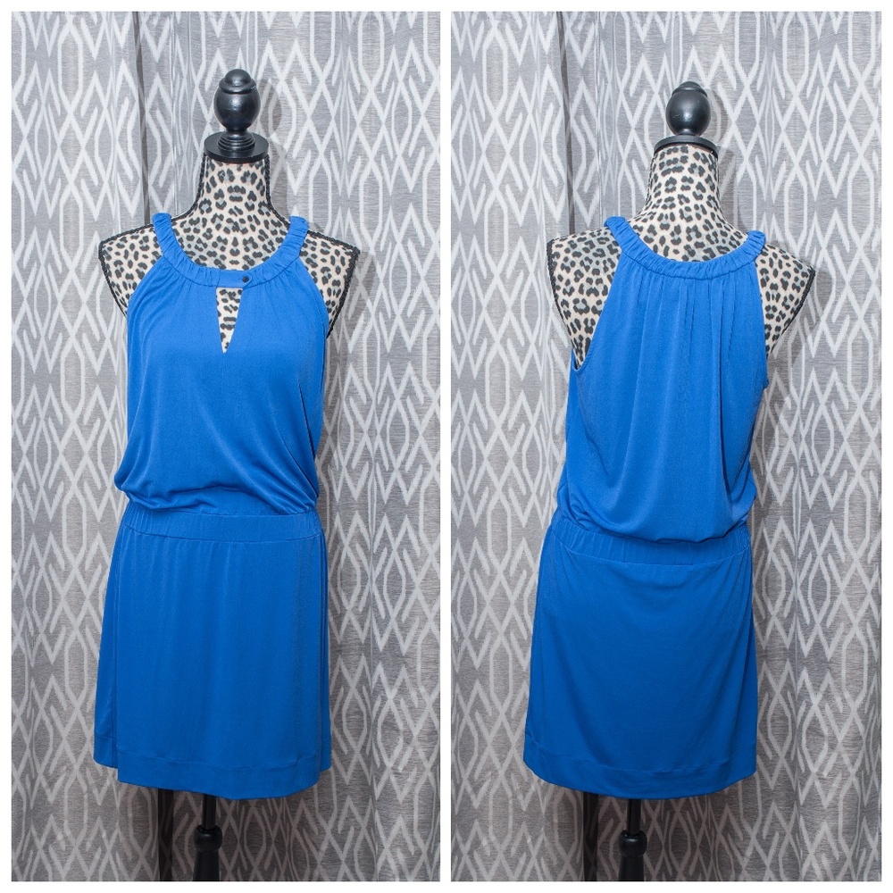 Banana Republic Sleeveless Blue Dress